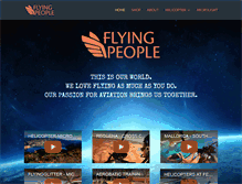 Tablet Screenshot of flyingpeople.com